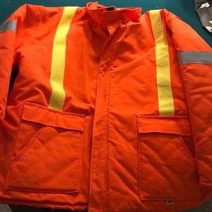 AGO high visibility insulated parka